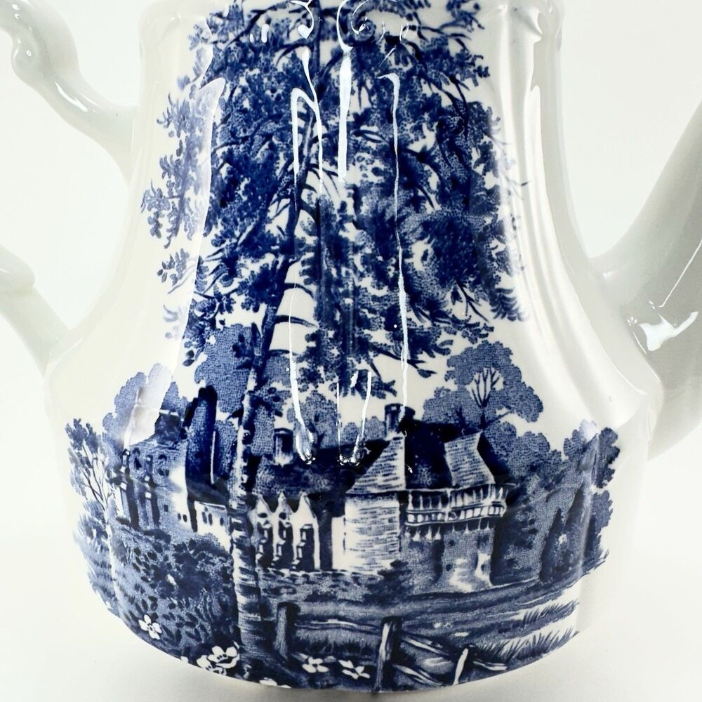 Vintage J & G Meakin English Ironstone Teapot Stokesay Castle Shropshire - Picture 5 of 9